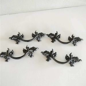 French Provincial Shabby Dresser Handles Pulls Lot of 4 Vtg